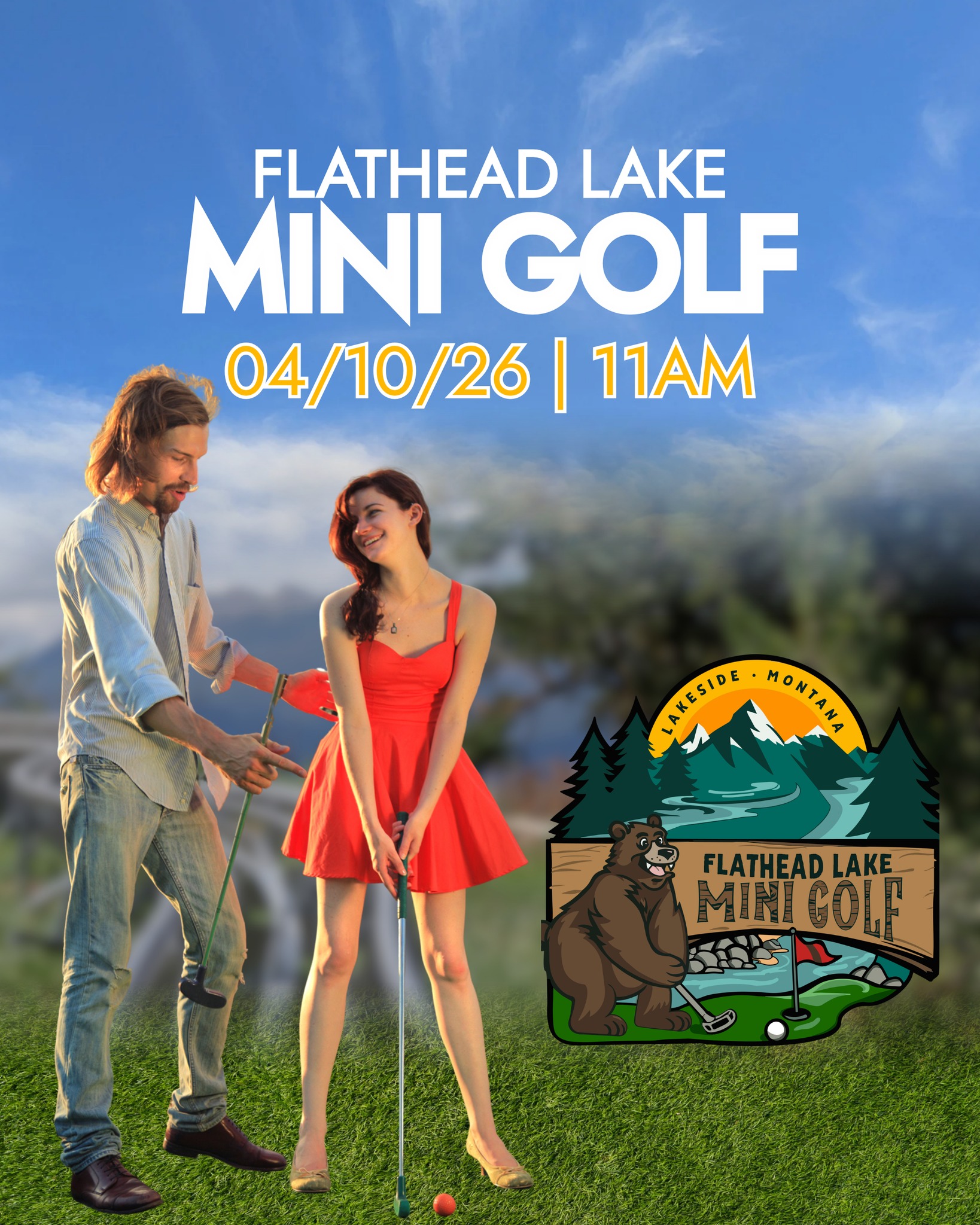 Mini Golf Opening at Flathead Alpine Coaster