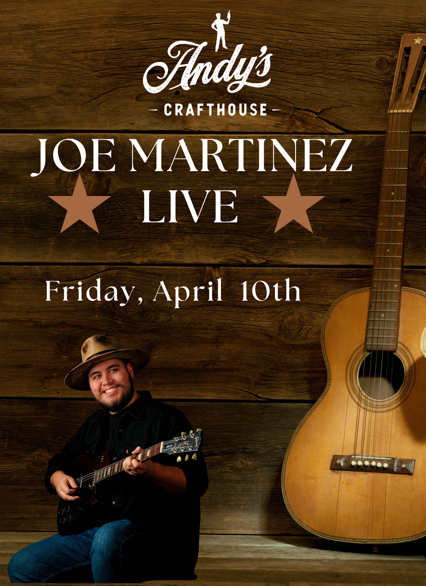 Joe Martinez LIVE at Andy's Crafthouse
