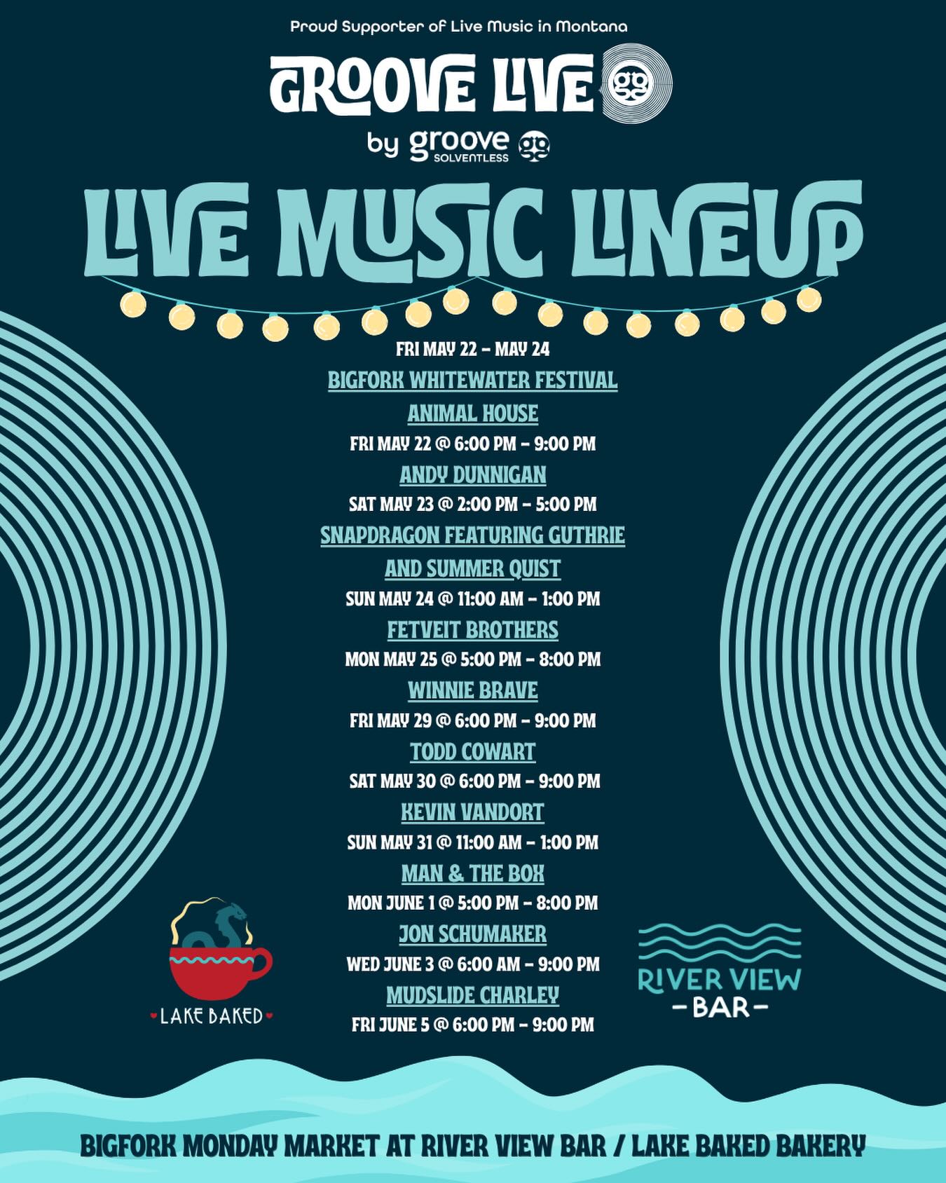 LIVE music at River View Bar May 2026