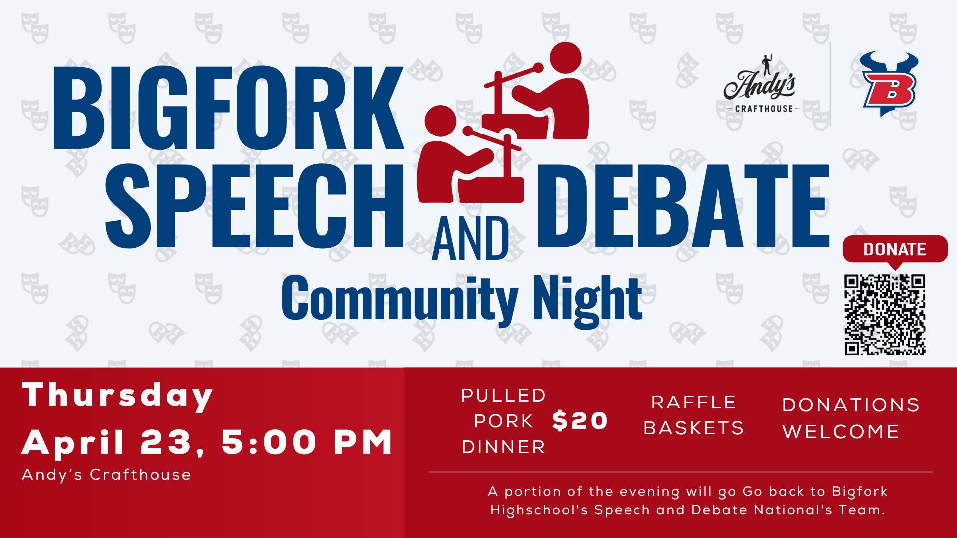 Community Night Fundraiser for Bigfork Speech and Debate Team at Andy's Crafthouse