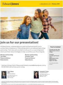 edward jones women and investing presentation at bigfork senior center 