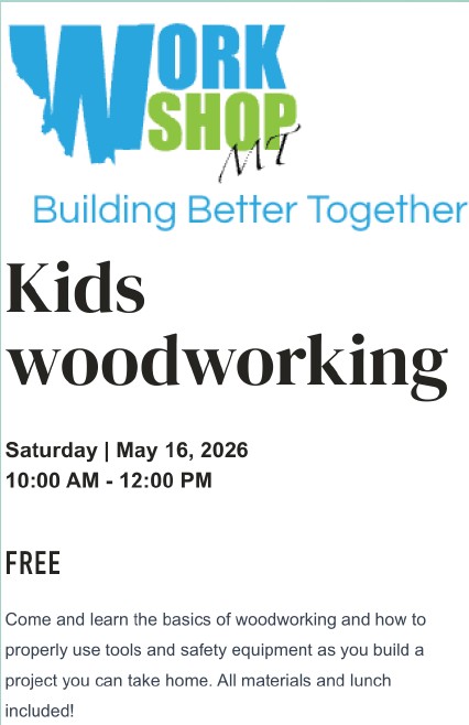 kids woodworking event