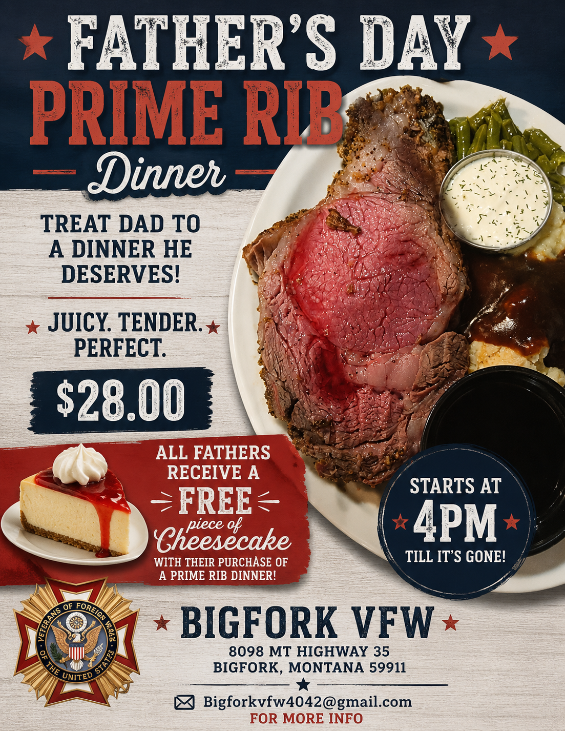 bigfork vfw fathers day dinner