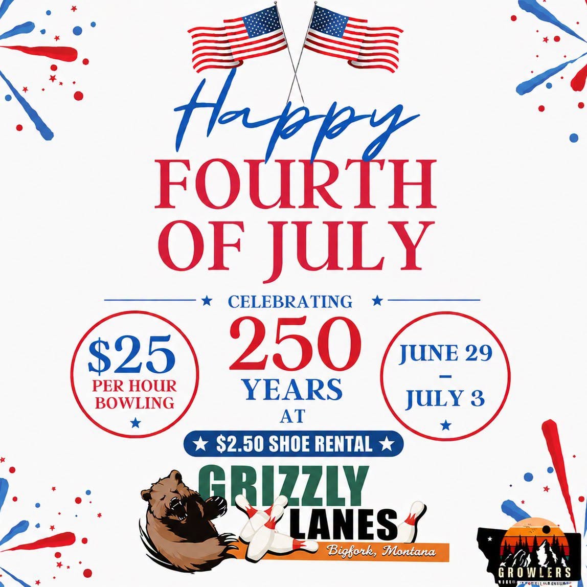 fourth of july bowling event at grizzly lanes