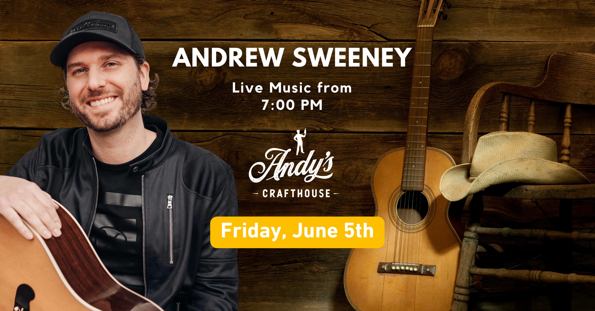 Andrew Sweeney LIVE at Andy's Crafthouse