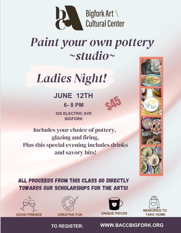 Paint Your own Pottery Class at BACC