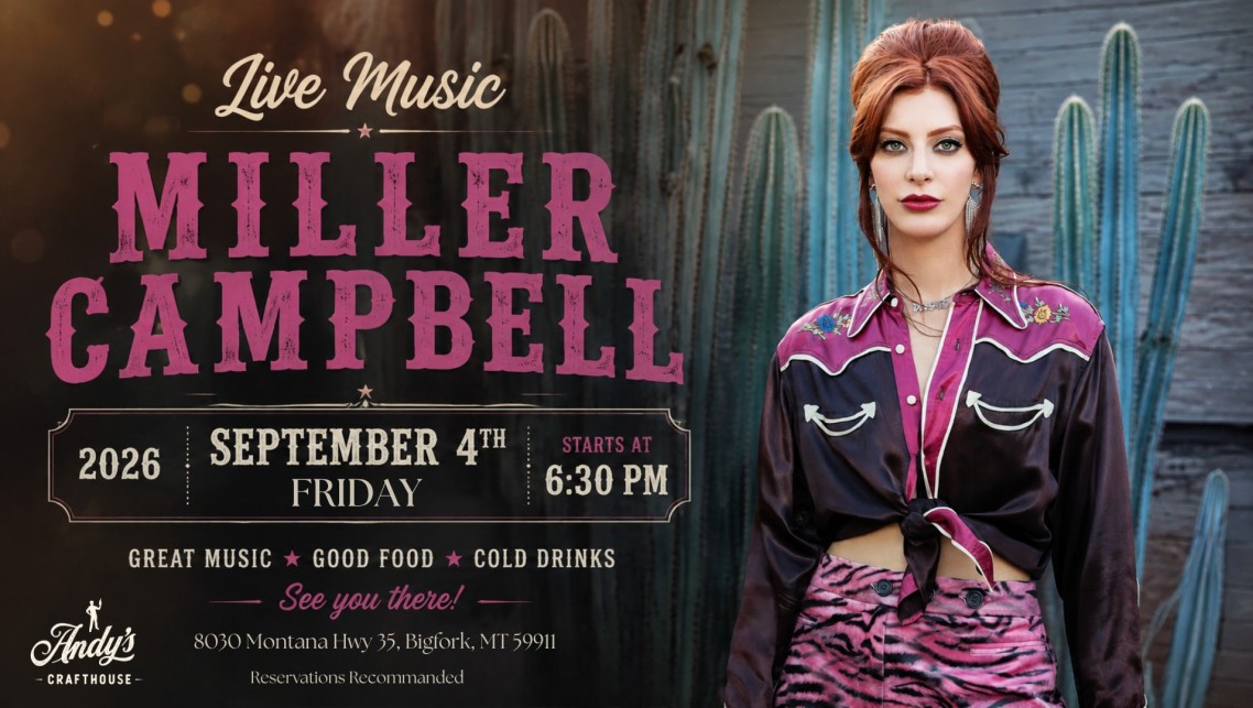 Miller Campbell live at Andys Crafthouse