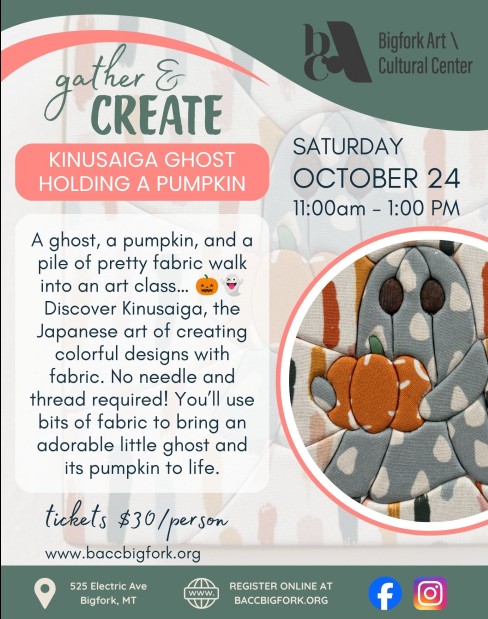 ghost holding a pumpkin craft