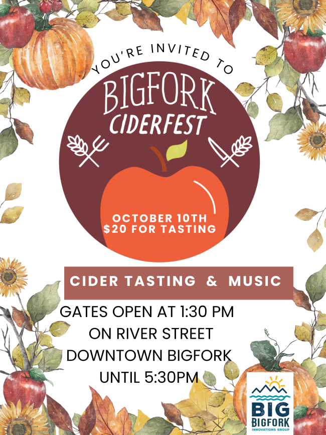 Bigfork Ciderfest cider tasting and music