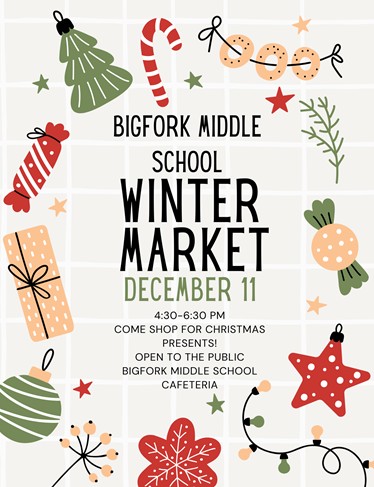 bigfork middle school winter market